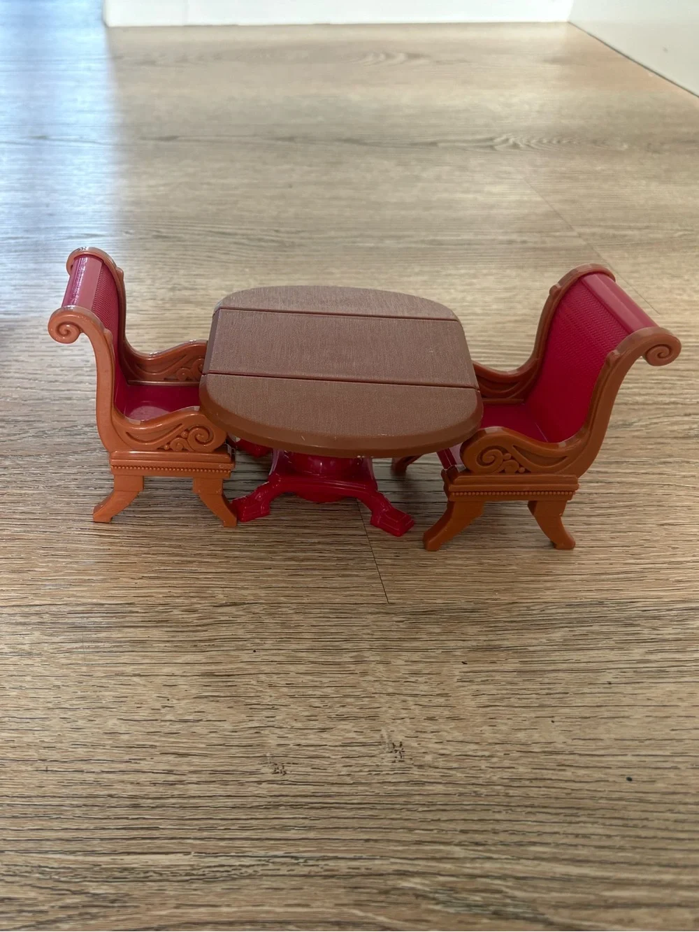 Fisher-Price Loving Family Dollhouse Dining Table & 2 Chairs Replacement Furnitu